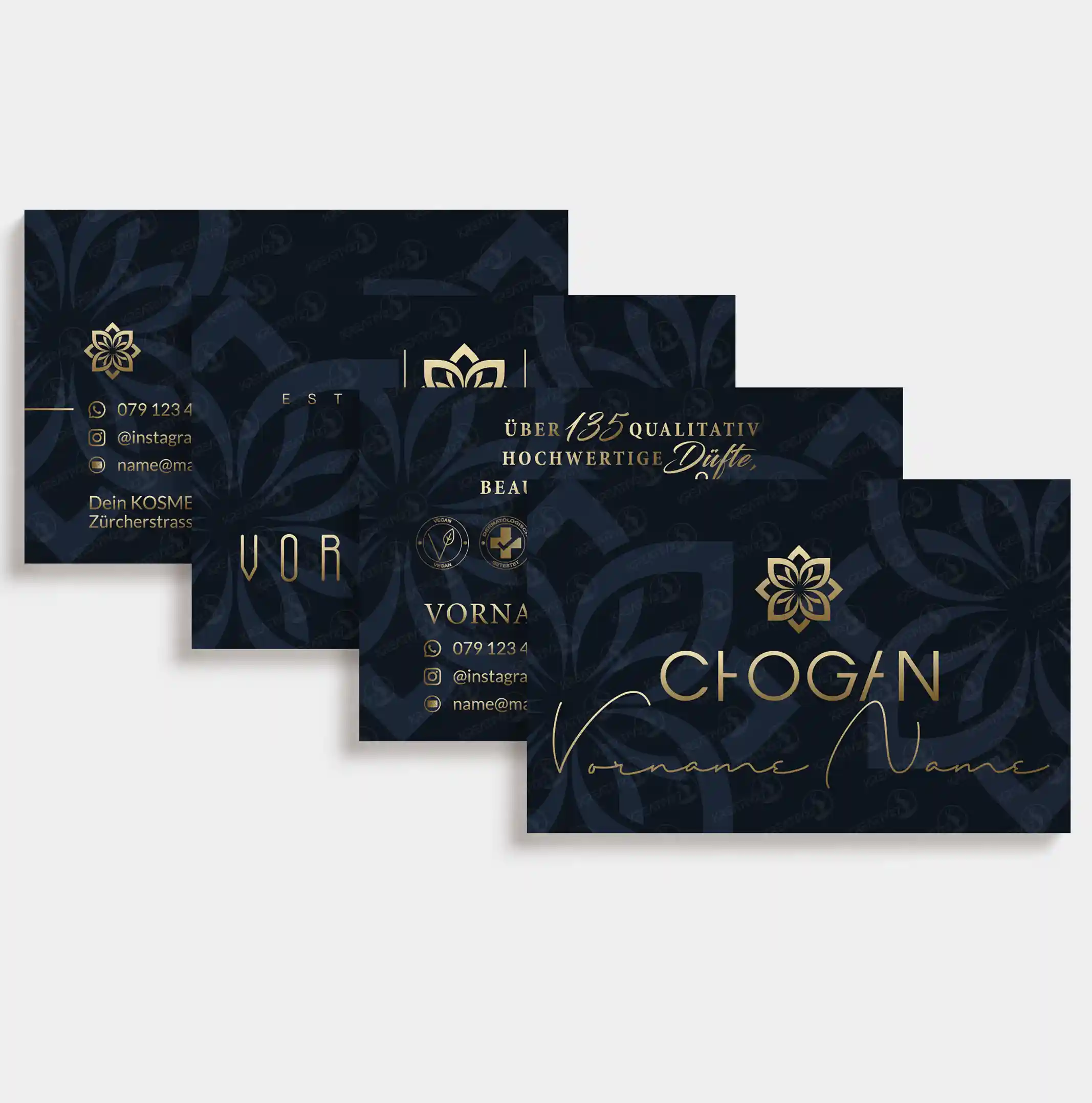 Visitenkarten Design 3 (personalisiert)